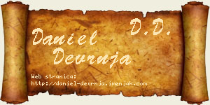 Daniel Devrnja vizit kartica